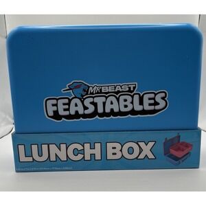 MrBeast Feastables Bento Lunch Box Kids BPA-Free Adjustable Tray NEW